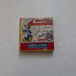 Vintage Woody Woodpecker Cartoon Film Reel - The Screwball from the 1950s